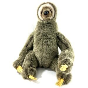 Hansa Three-Toed Sloth Plush 16” Portraits of Nature Art 4284 w/ Tags